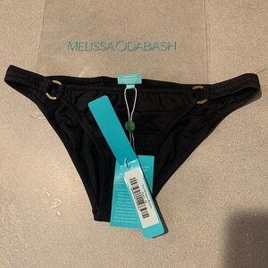 NWT Melissa Odabash Black Bikini Bottom sz 42/US 6